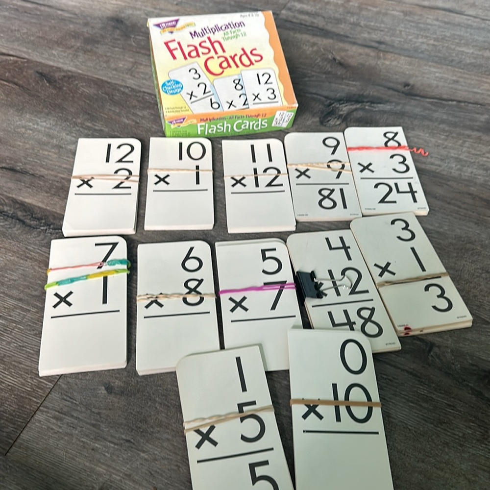 Multiplication Flash Cards - Picture 2 of 2